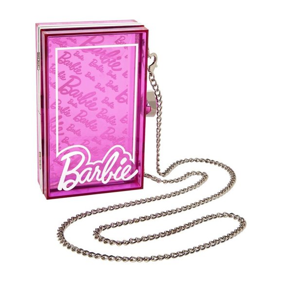 💕NWT Hot Pink Classic Barbie Box Crossbody Bag: Barbie Halloween Costume… - Picture 2 of 9